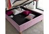 5ft King Size Kingston Pink Velvet Ottoman Storage Bed Frame 5